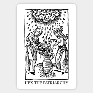 Hex The Patriarchy Medieval Witches Sticker